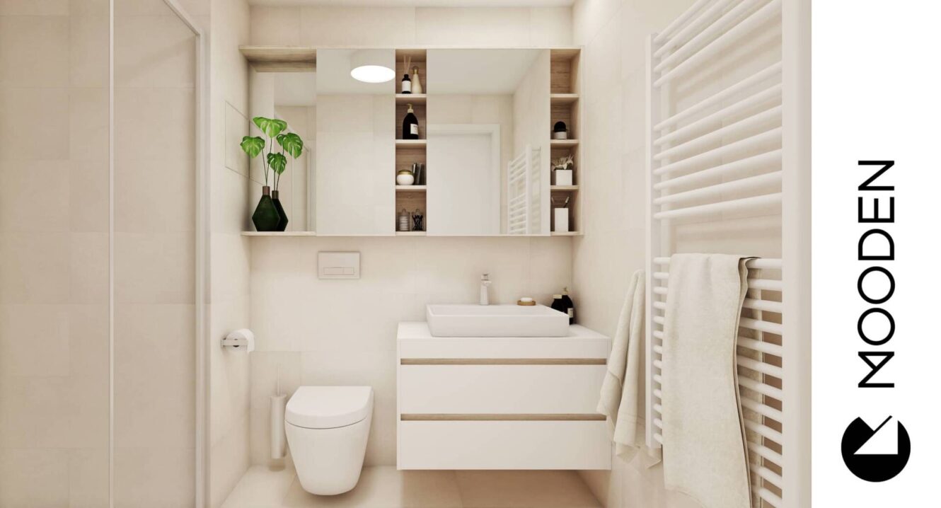 How to handle a panel apartment bathroom