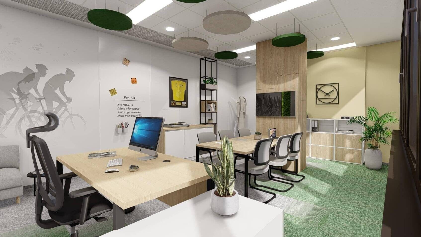 Kancelářský design v praxi.